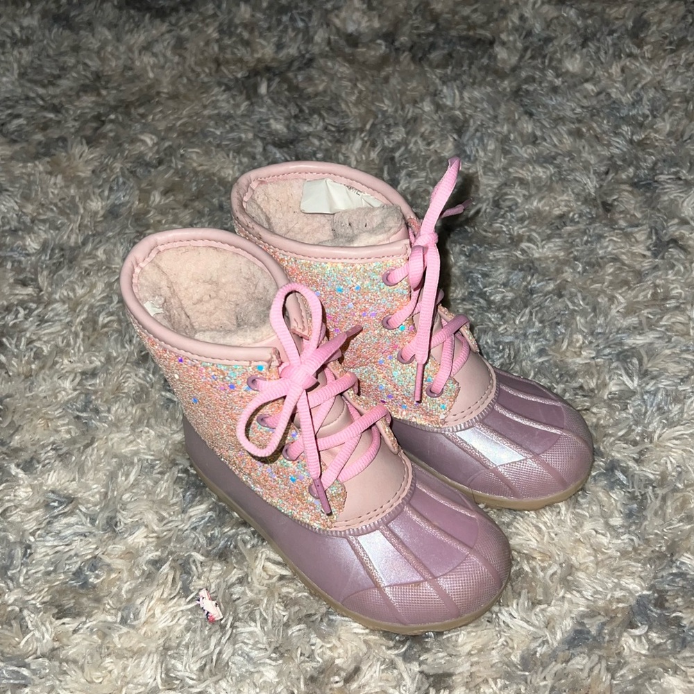 Girls’ Wonder Nation Sherpa lined winter boots